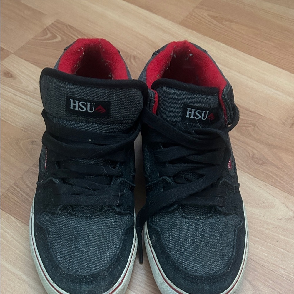 Emerica Black and Red HSU Sneakers